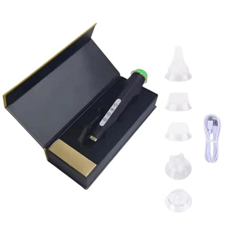 Wireless Beauty Bubble Pen Face & Neck Massager, Refresh Your Skin with Gentle Vibrations for Deep Facial Cleaning Detox Moisturizing Firming Lifting Toning Tightening Whitening Skin Rejuvenation