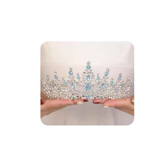 JWICOS Baroque Tiara and Crown for Women Vintage Wedding Headband Tiara Hair Accessories for Bride Birthday Prom Party