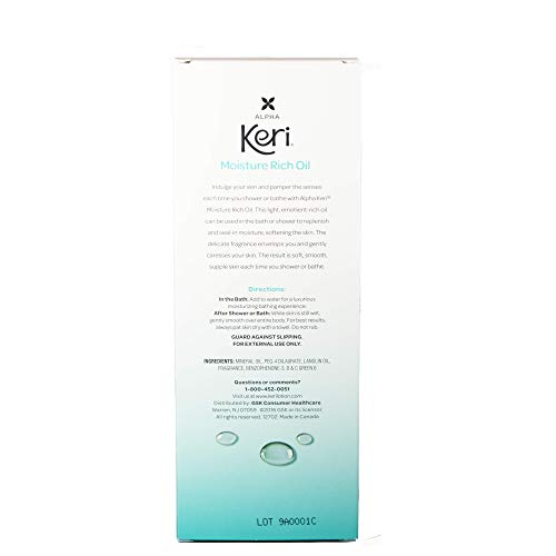 Keri Moisturizing Shower and Bath Oil, 16 Fl Oz