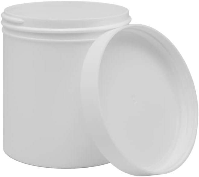 EZY DOSE Ointment Jar - Leak-Proof Container for Creams & Balms | 16 oz, Durable Design, Pack of 12