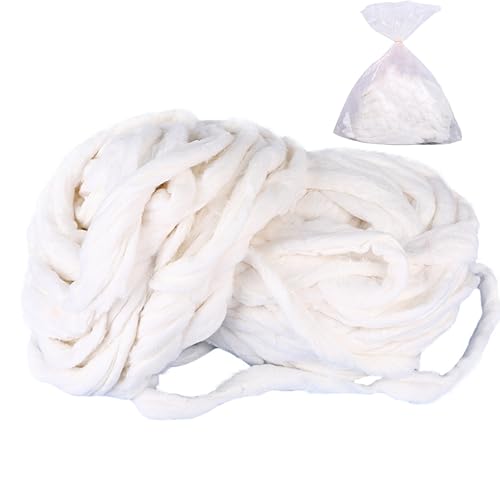 300g Pure Cotton Roll for Salon Cotton Sliver Cotton Coil, About 65 Feet / 20 M, for Cleaning, Manicures, Skin Care, Salon Cotton Coil £¬for Everyday Household Use