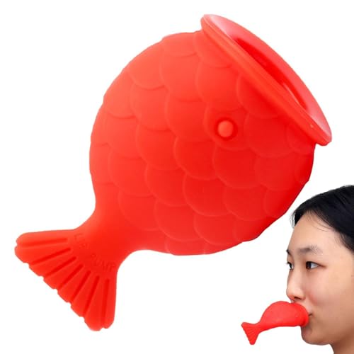 Lips Enhancer Plumper Device - Silicone Fish Lip Filler Tools Reusable Lip Enhancer, Fastly Lip Pumps Bigger Device, Suction Plumper Womens Lip Plumper, For Lip Care & Sexy Lip Accent For Women