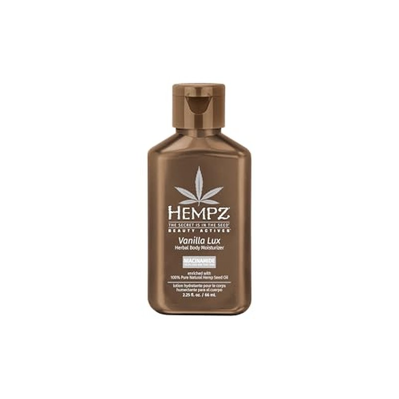 HEMPZ Mini Vanilla Lux Herbal Body Moisturizer 2.25 oz. New LOOK