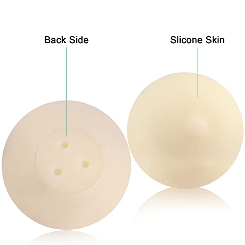 One Pair Soft Silicone 3D Areola Tattoo skin Model for Nipple and Areola Tattooing Training Practice
