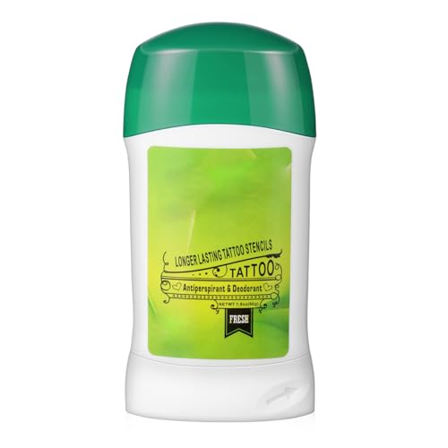 Tattoo Transfer Gel Stick Tattoo Transfer Cream Gel Tattoo Transfer Stick Transfer Supplies for Tattooing Antiperspirant Tattoo Deodorant, Safe Temporary Tattoo Supplies