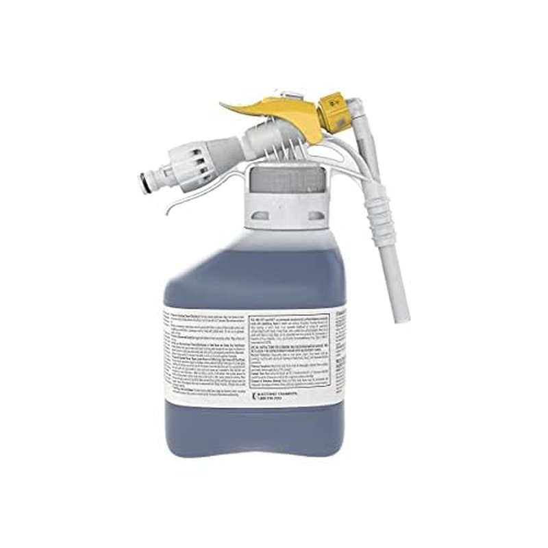 VIREX Diversey II 256 3062637 Liquid Disinfectant Cleaner and Deodorant, Hospital Grade Floor Cleaner with Mint Scent, Ready-to-Dispense (RTD) Concentrate, 1.5-Liter