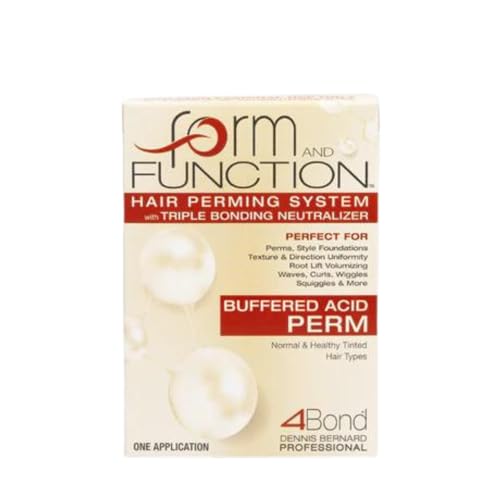 form AND FUNCTION Hair Perming System with Triple Bonding Neutralizer | Buffered Acid Perm | Normal & Healthy Hair Types | pH 8.2 - 8.4