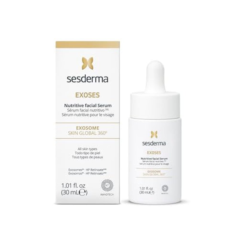 Sesderma EXOSES Serum ? Daily Facial Serum with Cosmetic-Grade Exosomes ? Lightweight Formula for Radiant & Smoother-Looking Skin ? 1.0 fl oz