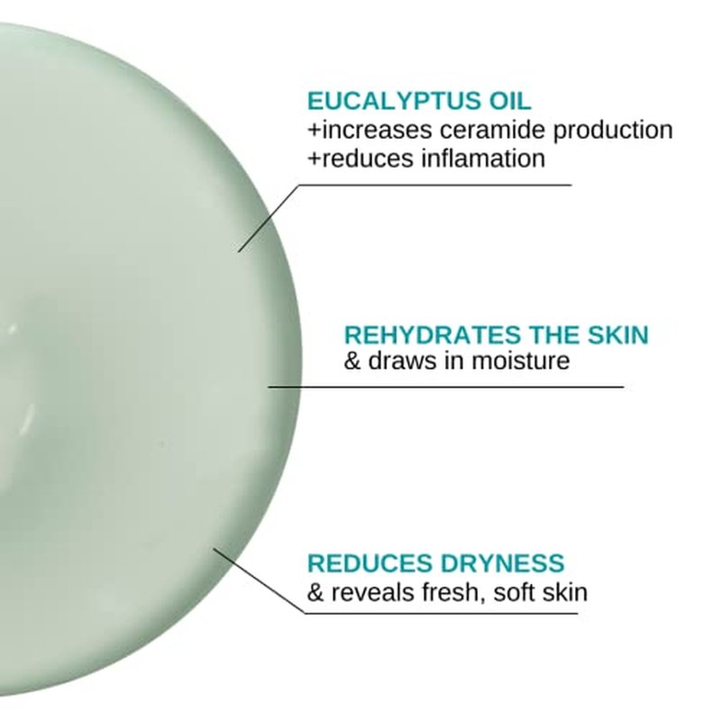 Bodipure Eucalyptus Mud Mask for Body - Rich in Eucalyptus, and Active Mud to Firm and Rehydrate Skin - Spa Quality Mud Moisturizing, and Cooling Skin, 16 Ounce