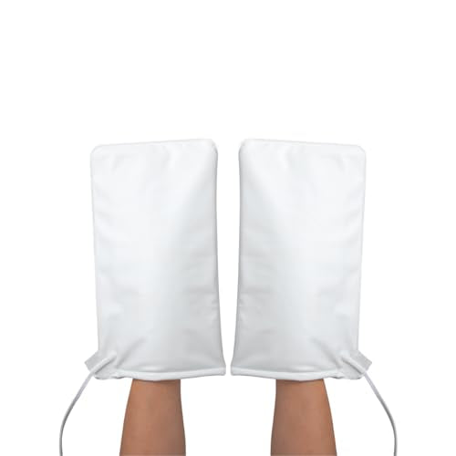 ForPro Professional Collection Premium Heated Mitts, Electric Thermal Moisturizing Hand Warmers for Spa Treatments, Dual Temperature Settings, 1-Pair