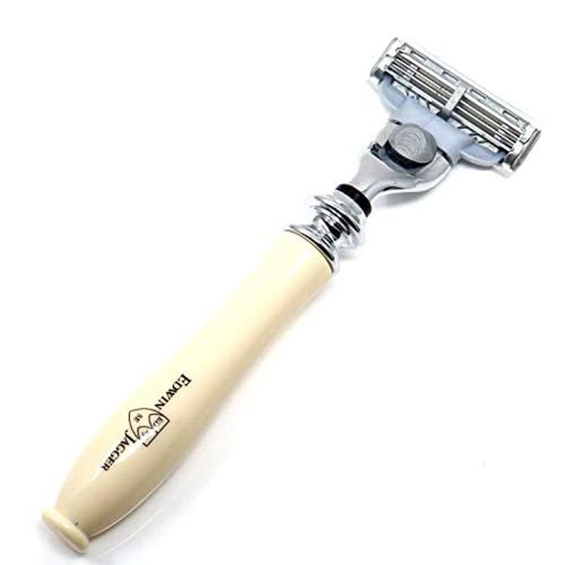 Edwin Jagger Chatsworth Handle for a Gillette Mach 3 Razor (Imitation Ivory)