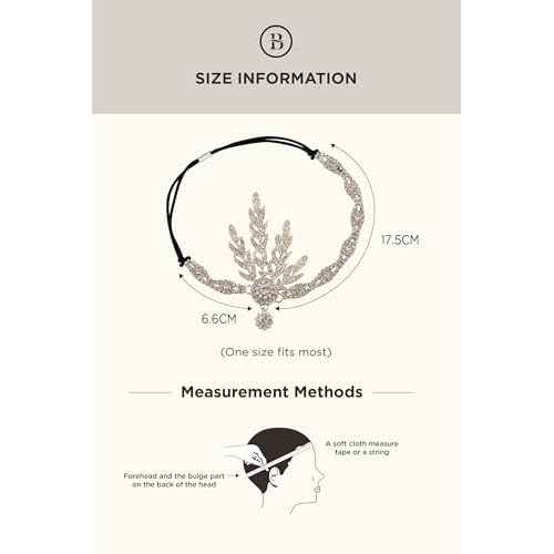 BABEYOND Art Deco 1920's Flapper Great Gatsby Inspired Leaf Medallion Pearl Headpiece Headband Gold