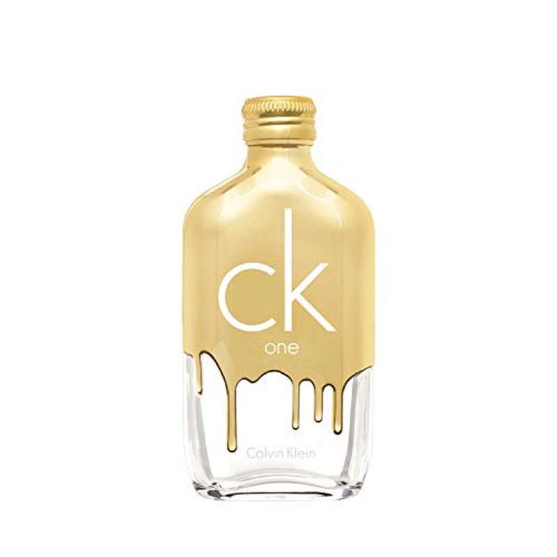 Calvin Klein CK One Gold Eau de Toilette ? Woody Unisex Cologne ? With Notes of Bergamot, Fig, Neroli & Guaiac Wood ? Long Lasting Fragrance