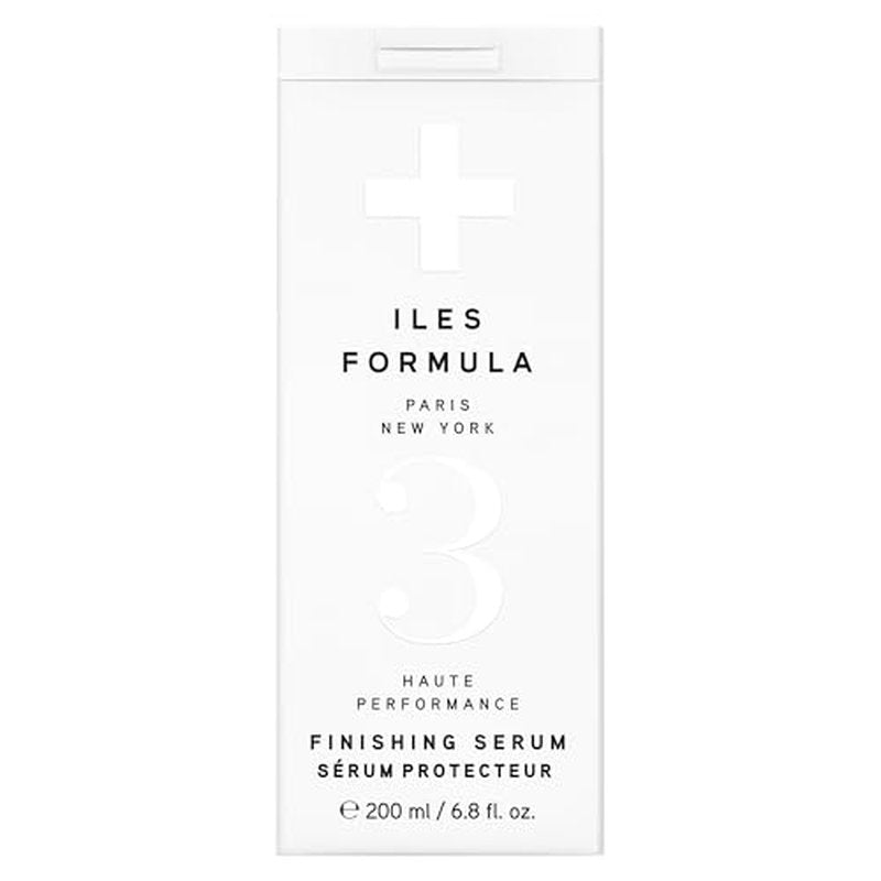 ILES FORMULA Weightless Styling Cream & Finishing Serum with Heat Protection, Non-Greasy Hair Repair Treatment for Damaged Hair, Anti-Frizz Blow Dry Product with Silk Extract & Macroloba Seed (200mL)