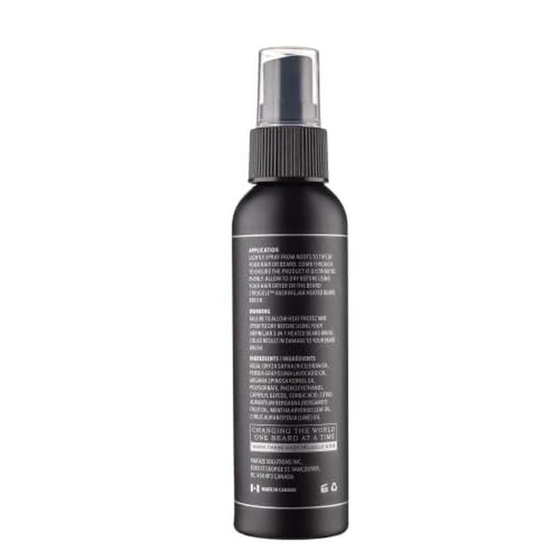 Beard & Hair Heat Protectant Spray - Viking Shield Beard Spray for Men, Protects Hair from Heat Damage of Straightener and Styling - Argan Oil Thermal Protector Spray - Protect Up To 450¨¬ F - 4 Fl Oz