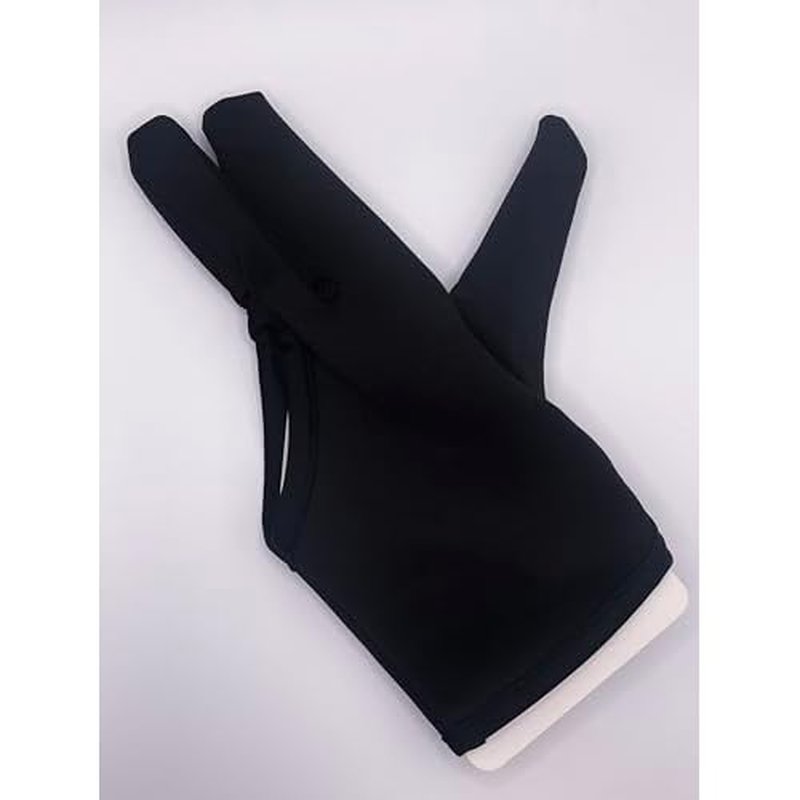 Heat Resistant Gloves for Hair Styling Curling, for Barber, Hair Straightening, Keratin Treatment, Curling, Flat Iron, 3 Fingers Glove Hairdressing, Hand Protective Glove, Black, 1 Pcs