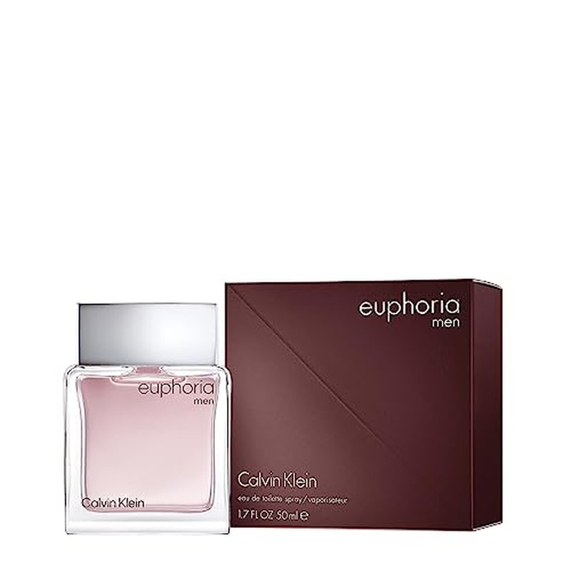 Calvin Klein Euphoria Eau de Toilette ? Chypre Men's Cologne ? With Notes of Ginger, Black Basil, Patchouli & Amber ? Long Lasting Fragrance