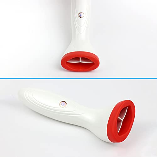 Electric Lip Plumper Tool, Lip Plumper Device, Physical Movement Lip Enhancer Plumper Tool, Lip Suction Plumper Mouth Tool 450mAh White