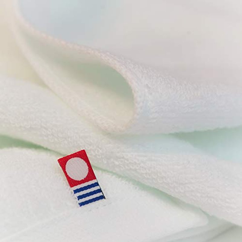 Soft Airy Washcloths 100% Cotton White 13" x 30" Sets of 1, 3, 5 and 10 Towels Made in Imabari Japan (10)