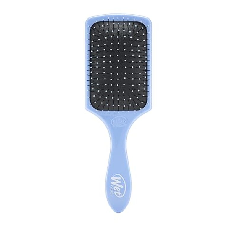 Wet Brush Paddle Detangler Hair Brush, Sky, Ultra-Soft IntelliFlex Bristles with AquaVent Design, Great For Treatment & Mask Application, Women, Men, Wet, Dry and Damaged Hair