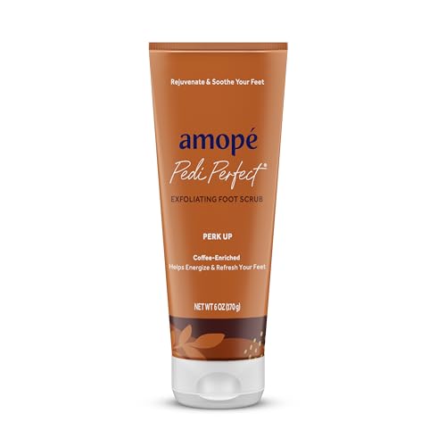 Amop? Rejuvenating Kit - Contains Exfoliating Sugar Foot Scrubs with Epsom Salt, Coffee and a Nourishing Blend of Moisturizers to Rejuvenate, Smooth, Soothe & Relax your Feet, with Foot & Leg Scrubber
