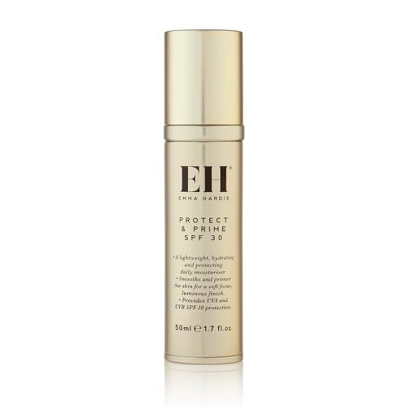 Emma Hardie Protect & Prime SPF 30 -| Moisturizer, Sunscreen, and Face Primer with SPF 30 and Vitamin E, Daily Facial Moisturizer with SPF