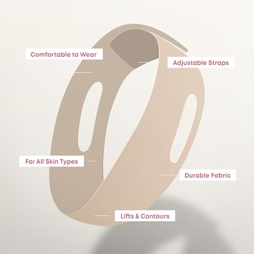 V Line Lifting Mask Double Chin Reducer for Face Lift & Chin Sculpting | Double Chin Eliminator for Women | Face Strap for Sleeping & Jaw Shaper | Tightening Band for Neck & Cheek | Vline Mask Jawline