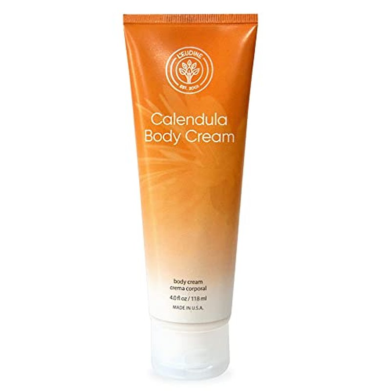 L¡¯EUDINE Calendula Cream ? Pack of 6-4fl oz Calendula Body Cream for Acne, Wrinkles, Fine Lines, Scars ? Calming and Soothing Repair Cream ? Natural Calendula Extract with Vitamin E, Echinacea