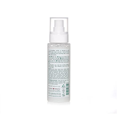 Earth Therapeutics Tea Tree Foot Peeling Spray ? Convenient Spray for Buffing Away Calluses ? Soothing Botanicals with Australian Tea Tree Oil ? Exfoliate Dry Rough Skin