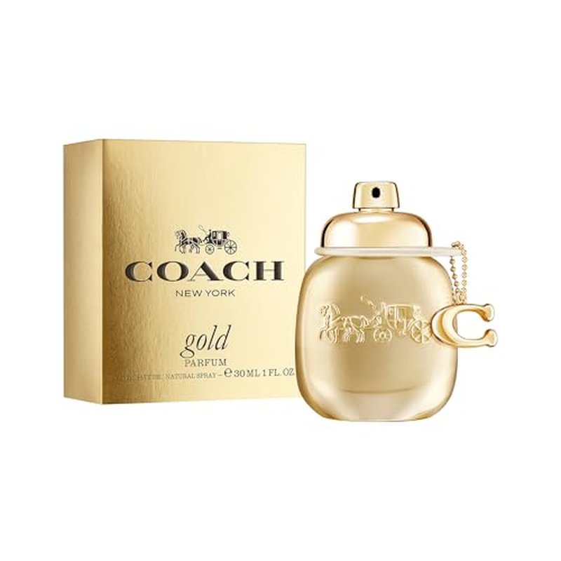 Coach - Gold Parfum - Women's Perfume - Ambery Floral - With Notes of Pink Peppercorn, Almond Blossom & Vanilla