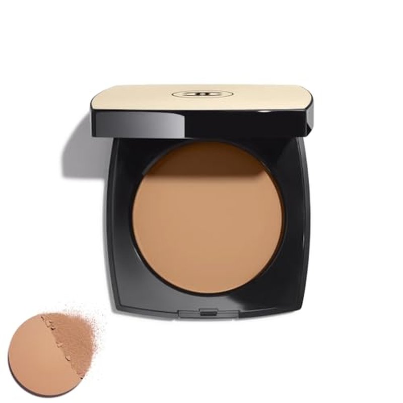 Les Beiges Healthy Glow Sheer Powder - B60 Intense Dark-Medium With Neutral Undertone by Chanel for Women - 0.42 oz Powder