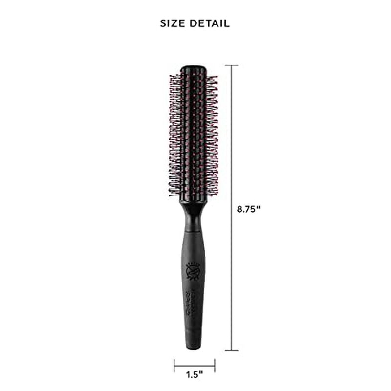Cricket Static Free RPM 12 Row Round Hair Brush - Curling, Blow Drying, Detangling and Styling Wet or Dry, Suitable for All Hair Types