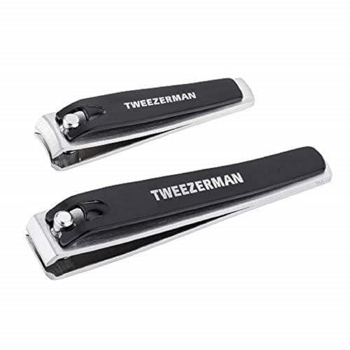 Tweezerman Stainless Steel Combo Set with Fingernail and Toenail Clippers