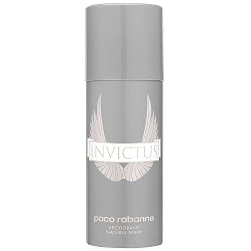 Paco Rabanne Invictus 2 Piece Gift Set For Men (3.4 Ounce Eau Di Toilette Spray / 5.1 Deodorant Spray)