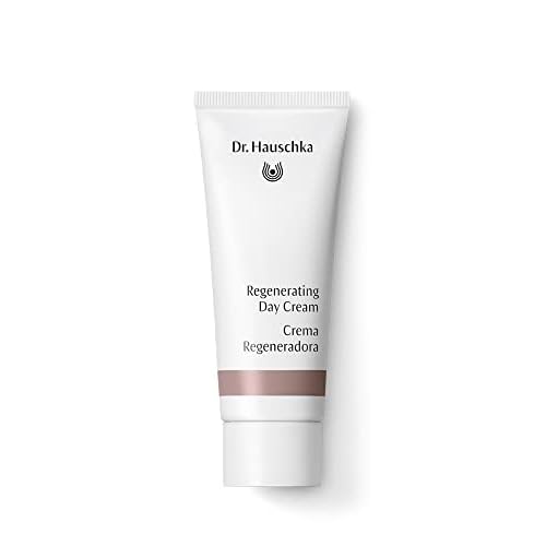 Dr. Hauschka Regenerating Day Cream, 1.3 fl oz, Anti Aging, Cream-to-Fluid Face Moisturizer, Natural & Organic, Red Clover & Acerola Firm & Hydrate Minimizing Fine Lines & Wrinkles
