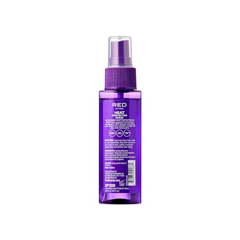 Red by Kiss Heat Protector Spray for Thermal Protection, Anti-Frizz, Ultra Shine, and Hydration - Protects Hair Up To 460¡ÆF (2 Fl Oz)