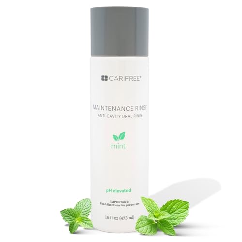 CariFree Maintenance Rinse, Mint Flavored, Anti-Cavity Fluoride Mouthwash, Dentist Recommended, Prevents Oral Decay, Freshens Breath, Alcohol-Free, Neutralizes pH (Previously CTx3)