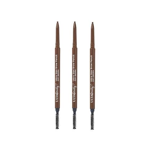 Ulta Beauty 3 Pack Ultra Slim Brow Pencil. Soft Brown. Size 0.003 oz