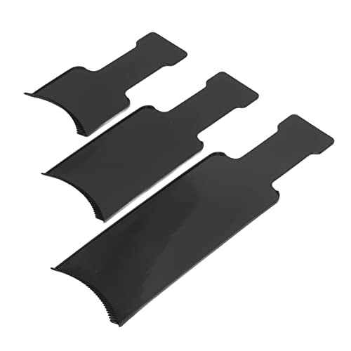 3pcs Hair Dyeing Board Highlighting Kit,Highlight Comb,Highlighting Board With Teeth Hair Dyeing Brush Hairdressing Styling Tool
