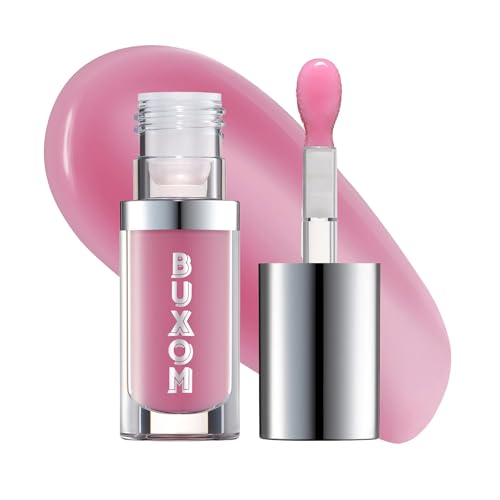 BUXOM Full-On Plumping Glossy Lip Oil, Nourishing & Hydrating Tinted Lip Gloss, Juicy High-Shine Finish, Non-Sticky Formula, Cruelty-Free