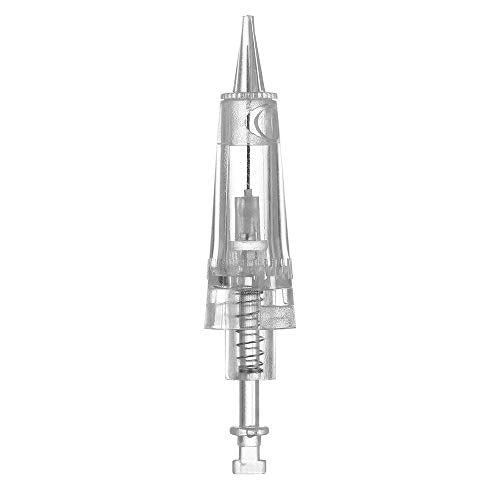 20pcs Permanent Makeup Tattoo Needles 1P/3P/5P/5FP/7FP Tattoo Machine Pen Cartridge Needle for Eyebrow Eyeliner Lip Microblading Shading (1P)