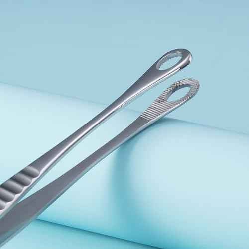 Round Mouth Piercing Clamps Forceps Tools, Septum Ear Lip Eyebrow Tongue Piercing Plier