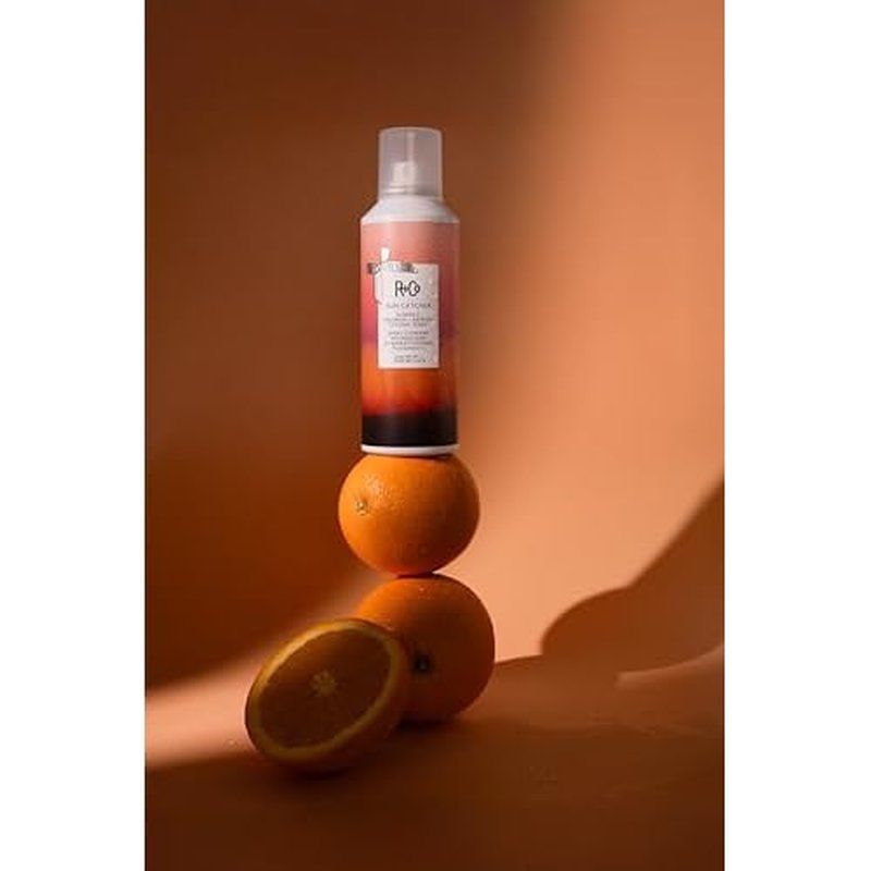 R+Co SUN CATCHER Power C Nourish + Refresh Styling Spray | Vitamin C Leave-In Mist with 450¡ÆF Heat, UV & Pollution Protection | Hydrating with Hyaluronic Acid & Vegan Peptides | 5 oz