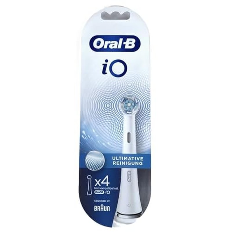 HEALTH AZ+ Oral B IO Ultimate Clean Toothbrush Head WHITE 4 Count
