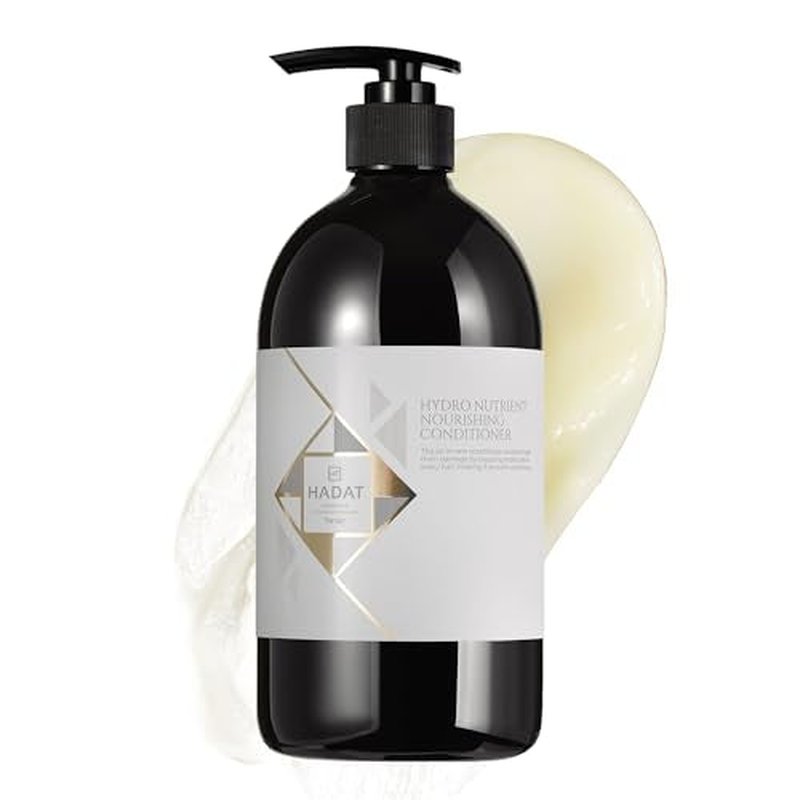 HADAT Hydro Nutrient Nourishing Conditioner ? Professional Salon Formula with Biotin, Sea Minerals & Coconut Oil ? Deep Moisture, Shine & Restoration for Dry, Damaged or Frizzy Hair (27.05 Fl oz)