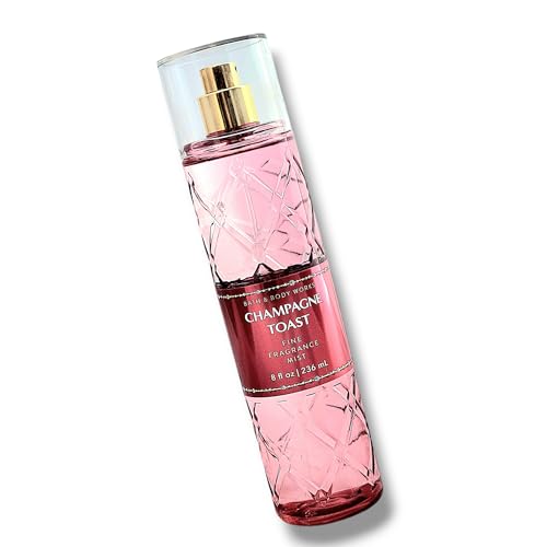Bath & Body Works Champagne Toast Fine Fragrance Body Mist Spray 8 Ounce (Champagne Toast), 8 Fl Oz (Pack of 1), 8.0 Fl Oz