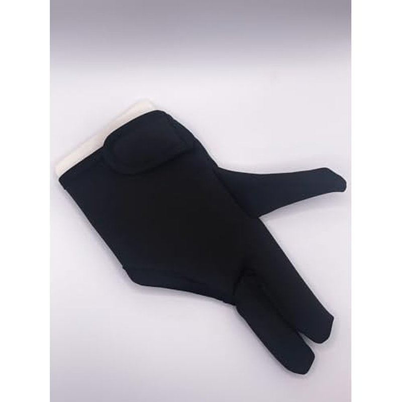Heat Resistant Gloves for Hair Styling Curling, for Barber, Hair Straightening, Keratin Treatment, Curling, Flat Iron, 3 Fingers Glove Hairdressing, Hand Protective Glove, Black, 1 Pcs