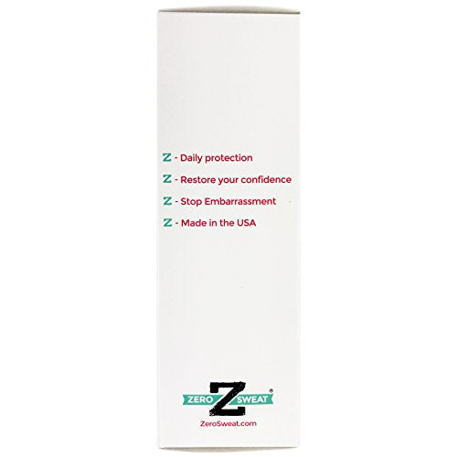 ZeroSweat Antiperspirant 20% Deodorant Lotion | Clinical Strength Hyperhidrosis Treatment - Reduces Face and Body Sweating