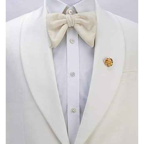 Knighthood Brooch Suit Pin Formal Metalic Gold Rose Lapel Pin Badge Coat Suit Jacket Wedding Gift Party Shirt Collar Lapel Pin Accessories for Men Women