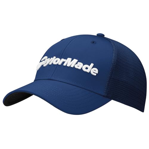 TaylorMade Golf Men's Standard CAGE HAT, Navy, Large/Extra Large